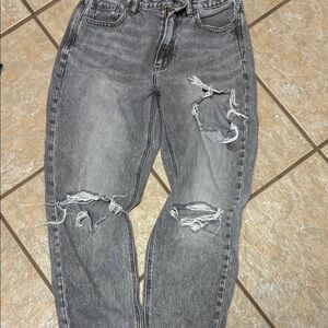 American Eagle Outfitters Gray Boyfriend Jeans